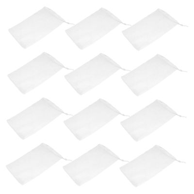 HONMEET 12pcs Soap Foaming Net Exfoliating Mesh Pouch for Deep Cleansing and Rich Bubbles Skin Sebum Removal Suitable for Handmade and Cosmetic Soaps