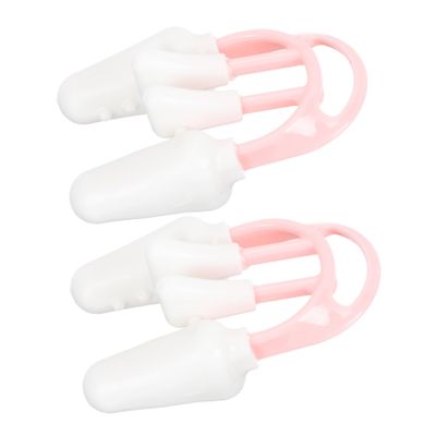 BCOATH 2pcs Silicone Nose Up Clip Nose Shaper Tool and Straightening Ergonomic Portable for Women Compact Design for Travel and Daily Use