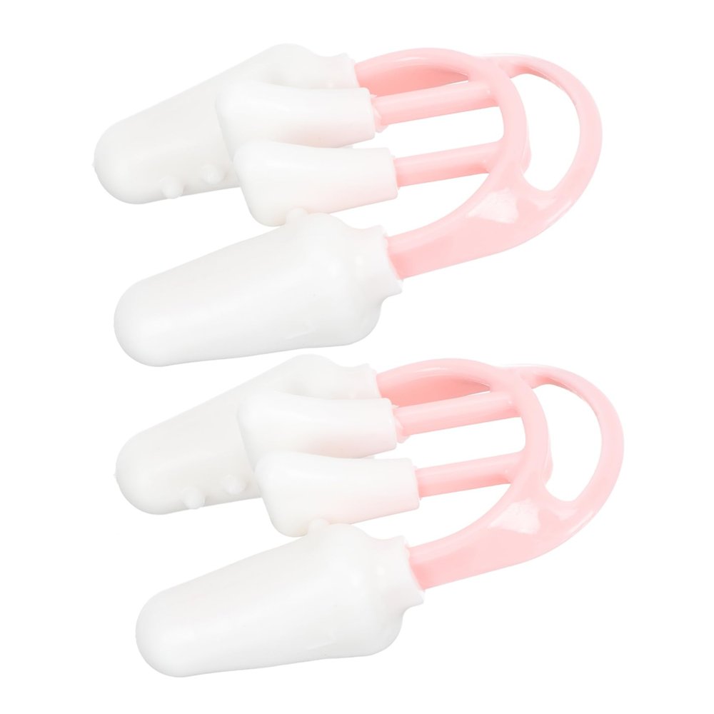 BCOATH 2pcs Silicone Nose Up Clip Nose Shaper Tool and Straightening Ergonomic Portable for Women Compact Design for Travel and Daily Use