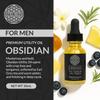 Atrubein - Obsidian Premium Utility Oil - For Men - Musk, Earl Grey Tea, Amber, Lime & Bergamot - Conditioning Blend for Skin & Beard - 30mL view 3