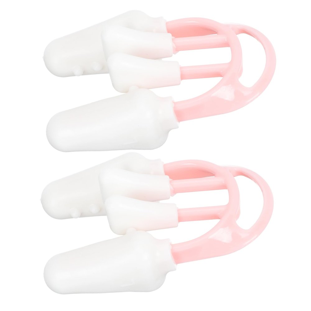 Healeved 2pcs Silicone Nose Shaper Clip for Women Comfortable Nose Corrector Tool for Lifting and Straightening Practical Beauty Enhancer for Daily Use