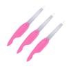 BESTYASH 3pcs Folding Stainless Steel Nail Files Portable Manicure Buffers for Smooth Shiny Nails Daily Use Men Women view 1