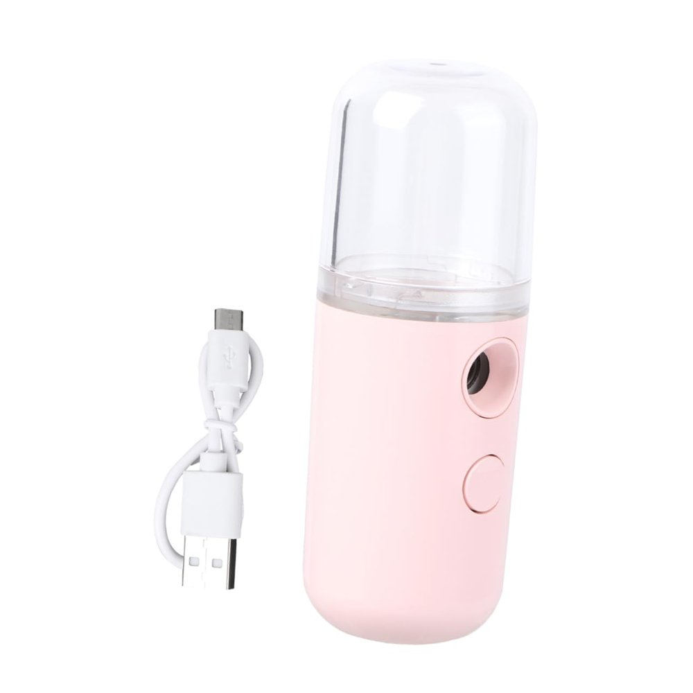 DECHOUS Portable USB Charging Face Mist Sprayer for Women Humidifier Beauty Tool with Lightweight Handy Facial Steamer for Makeup Refresh and Bright Complexion