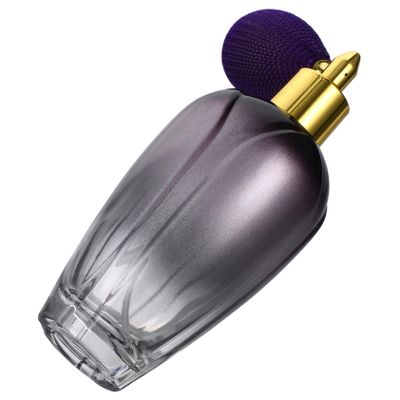 BUTIFULSIC Purple Gradient Glass Perfume Storage Bottle Reusable Fine Mist Spray Container for Perfume Toner Essential Oils Portable Cosmetic Bottle for Travel and Daily Use Random Color