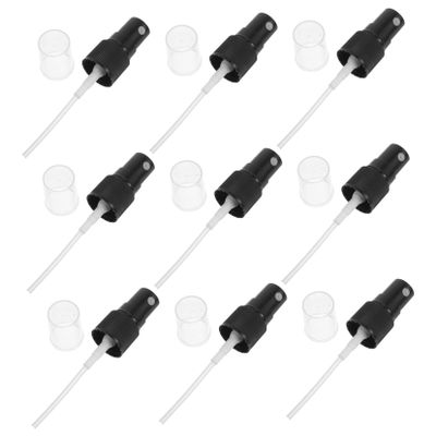 20Pcs Black Perfume Spray Nozzles 18mm Plastic Replacement for Bottles
