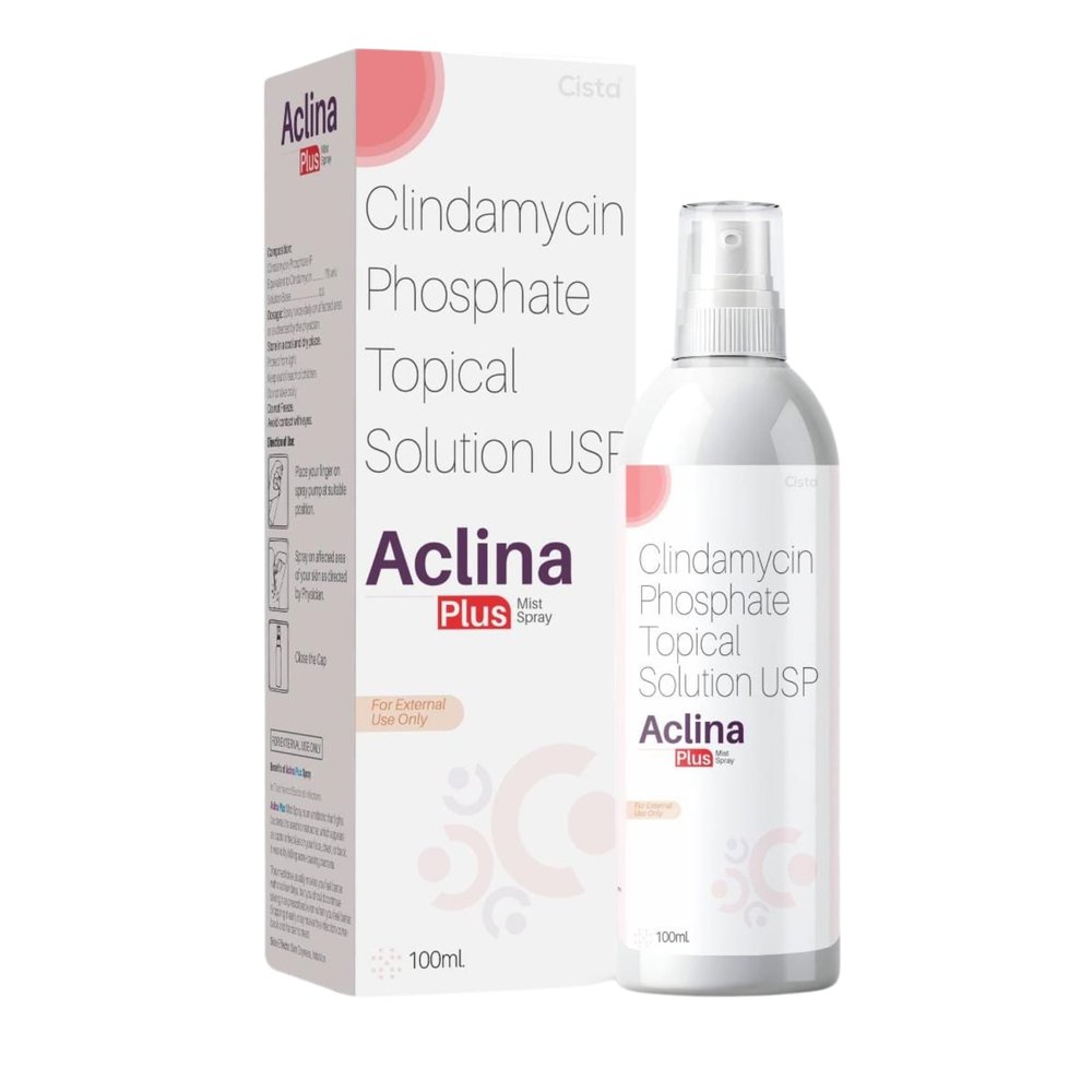 Aclina Plus Mist Spray  100ml | Topical Skin Care Spray for External Use
