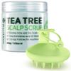 Roycederm Tea Tree Scalp Scrub with Scalp Massager Brush - Deep Cleansing & Exfoliating Pre-Shampoo Treatment for Dry, Flaky Scalp  Gently Refreshes, Hydrates & Balances Scalp view 1