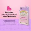BioSwiss Pimple Patches, Rainbow Unicorn Patch for Zits and Blemishes, Hydrocolloid Spot Stickers for Face and Skin, 100 Count view 2