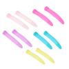 BELLIFFY 5 Pairs Silicone Handle Sleeve for Manicure Cuticle Scissors Non Slip Protective Cover Lightweight Reusable Nail Trimmer Grip Sleeve for Easy Precise Nail Care Random Color view 1