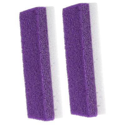 COSMEVIVI 2pcs Natural Foot Pumice Stone Callus Remover Exfoliator Scrubber Dead Skin Remover Tool with Comfortable Grip for Smooth Feet Random Color Random Color