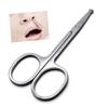 VICASKY Stainless Steel Rounded Tip Nose Hair Scissors for Men and Women Safe Rust Resistant Trimmer for Eyebrow Beard Mustache Grooming Precise Facial Hair Cutting Essential view 1