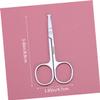 VICASKY Stainless Steel Rounded Tip Nose Hair Scissors for Men and Women Safe Rust Resistant Trimmer for Eyebrow Beard Mustache Grooming Precise Facial Hair Cutting Essential view 4
