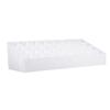 ABOOFAN Slots Lipstick Storage Box White Makeup Organizer Cosmetic Holder Desktop Vanity Stand for Home and Shop Counter Organization view 1