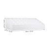 ABOOFAN Slots Lipstick Storage Box White Makeup Organizer Cosmetic Holder Desktop Vanity Stand for Home and Shop Counter Organization view 2