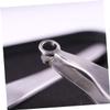 BCOATH 2Pcs Stainless Steel Nose Hair Tweezers Ergonomic Nasal Clippers Lightweight Resistant Grooming Tools for Men and Women Safe Non Piercing Design view 3