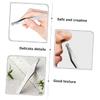 BCOATH 2Pcs Stainless Steel Nose Hair Tweezers Ergonomic Nasal Clippers Lightweight Resistant Grooming Tools for Men and Women Safe Non Piercing Design view 4