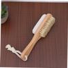 COOLHIYA Double Sided Foot Scraping Plate Pumice Brush with Bristles Callus Remover Pedicure Tool for Removing Hard Skin and Dead Skin Portable Foot File view 3