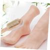 COOLHIYA Double Sided Foot Scraping Plate Pumice Brush with Bristles Callus Remover Pedicure Tool for Removing Hard Skin and Dead Skin Portable Foot File view 4