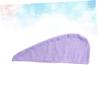 Alipis Microfiber Hair Drying Towel Wrap Fast Absorbent Hair Drying Cap Lightweight Plush Soft Purple for Women view 3