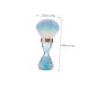 BESTYASH Soft Large Nail Dust Brush for Cleaning Powder and Makeup Tools Blue Manicure Duster for Brush Maintenance at Home and Salon view 2