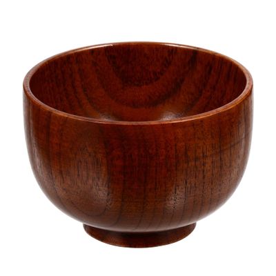 COLLBATH Thick Wooden Shaving Soap Bowl Cup for Men Smooth Surface Shave Mug for Solid Wood Handle Wet Shave Accessory for Grooming