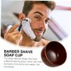 COLLBATH Thick Wooden Shaving Soap Bowl Cup for Men Smooth Surface Shave Mug for Solid Wood Handle Wet Shave Accessory for Grooming view 2