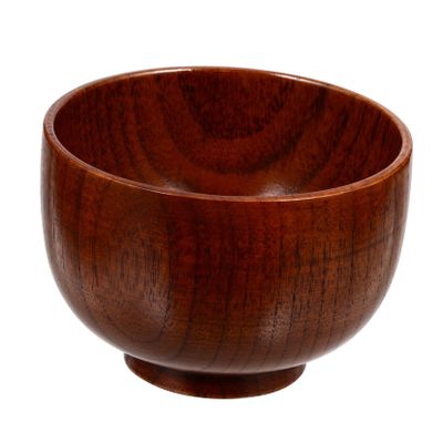 GARVALON Wooden Shaving Soap Bowl Mug for Men Thick Polished Wood Shave Soap Container Easy to Clean Stylish Beard Lather Cup for Smooth Wet Shaving