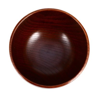Anneome Wooden Shaving Soap Bowl Shaving Mug Container for Men Wet Shave Easy to Clean Stylish Beard Shave Cup with Rich Foam Whipping Design
