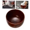 HOLIDYOYO Wooden Shaving Mug for Men Thick Shave Soap Bowl with Smooth Polished Surface Easy to Handle for Traditional Wet Shaving and Soap Lather view 4