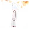 CALLARON Mini Portable Nano Facial Steamer Skin Care Sprayer with Cool Mist Hydration Handheld Abs Non Slip Moisturizer Device for Daily Facial White view 3