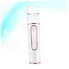 CALLARON Mini Portable Nano Facial Steamer Skin Care Sprayer with Cool Mist Hydration Handheld Abs Non Slip Moisturizer Device for Daily Facial White view 4