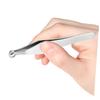 Baluue 2Pcs Stainless Steel Nose Hair Tweezers Lightweight Metal Trimmers for Men and Women Reusable Facial Hair Clippers Grooming view 2