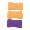 CATIEBYE 3Pcs Natural Pumice Stone Pedicure Rubbing Stones Exfoliating Dead Skin Removers for Feet with Comfortable Grip and Smooth Edges Skin Friendly Foot Scrubber Random Color view 1