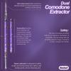 Nobelcrafts - Dual Comodone Extractor - Premium Stainless Steel Blackhead/Acne Remover for Face, Nose, Skin - Professional Dual Sided Skin Tool (Violet) view 2