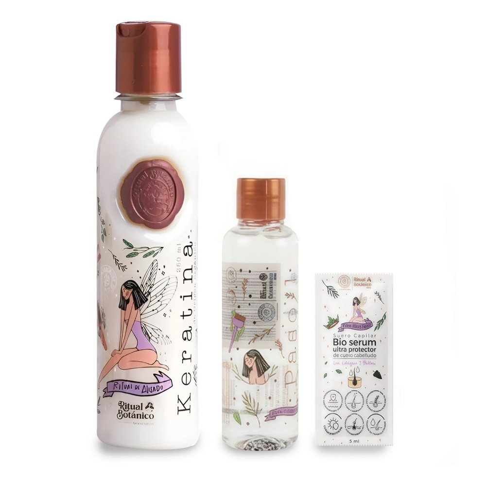 Keratin Ritual Botanico Organica | Keratina Sin Formol para Alisar el Pelo, Professional Hair Smoothing & Straightening Treatment, Keratina para Alisar el Pelo (1 Bottle - 250ml (Home Care))