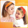 AHONEY 7 Pack Orange Headbands for Women Girls Headbands Non Slip Hairbands Fashion Hair Accessories Multi-style Headband Pack Diademas Para Muje view 4