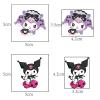 20pcs Kwaii Kuromi Temporary Tattoos for Teen, Sanrio Birthday Party Favors, Cute Cartoon Decoration Sticker Gifts for Adult Home Activity Class Prizes Carnival Christmas Rewards view 3