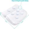 Bath Pillow for Tub  4D Air Mesh Spa Pillow with 7 Strong Suction Cups, Comfortable Head, Neck, Back & Shoulder Support  Fits All Bathtubs, Hot Tubs & Home Spa view 3