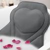 Bath Pillow for Tub  Luxury Bathtub Pillow with Air Mesh Fabric & 6 Strong Suction Cups, Head, Neck & Back Support Cushion  Non-Slip Bath Accessories, Relaxing Spa Gifts (Grey) view 1