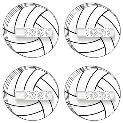 12 Pack Volleyball Lip Balm for Volleyball Theme Party Bulk Gifts,Beeswax Moisturizing Lip balm,Vanilla Flavor Plumping Chapstick for Volleyball Cheerleader Team Girls kids Men Women Sports Lovers