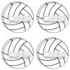 12 Pack Volleyball Lip Balm for Volleyball Theme Party Bulk Gifts,Beeswax Moisturizing Lip balm,Vanilla Flavor Plumping Chapstick for Volleyball Cheerleader Team Girls kids Men Women Sports Lovers view 1