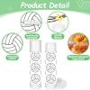 12 Pack Volleyball Lip Balm for Volleyball Theme Party Bulk Gifts,Beeswax Moisturizing Lip balm,Vanilla Flavor Plumping Chapstick for Volleyball Cheerleader Team Girls kids Men Women Sports Lovers view 4