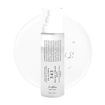 Dr.Althea 345 Relief Cream Mist | Hydrating Facial Mist with Rice Extract | Soothing Care for Sensitive Skin | Vegan Korean Skincare, 3.38 Fl Oz
