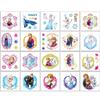20pcs Frozen Temporary Tattoos for Teen, Disney Princess Birthday Party Favors, Cute Cartoon Decoration Sticker Gifts for Adult Home Activity Class Prizes Carnival Christmas Rewards view 2
