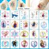 20pcs Frozen Temporary Tattoos for Teen, Disney Princess Birthday Party Favors, Cute Cartoon Decoration Sticker Gifts for Adult Home Activity Class Prizes Carnival Christmas Rewards view 4