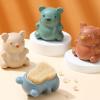 4 Pack Bear Fingernail Brush,Kids Nail Brush With Soft Bristles,Nail Cleaning For Hand,Toes For Children view 3