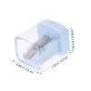 Wakauto 4Pcs Dual Cosmetic Pencil Sharpener with Lid Makeup Tool for Eyebrow Eyeliner Lipstick Pencils Chipping Design for Precise Sharpening Random Color view 2