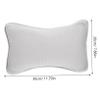 Baluue Non Slip Bathtub Pillow with Suction Cups Neck and Shoulder Support Cushion Comfortable Headrest for Standard Oval and Tubs Grey Spa Bath Accessory view 2