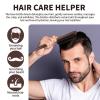Aphohome Boar Bristle Hair & Beech Wood Handle Brush for Men, Slick Back Styling Tool with Natural Boar Bristles, Smoothing Detangling for Thick Fine Thin Hair, Beard Brush for Men, 7.8'' x 3.9'' view 4