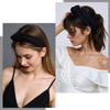 IAXSEE 4PCS Headbands for Women and Girls Pearl Non-Slip Wide Padded Headbands Cute and Vintage Women's Hair Accessories(Black) view 2